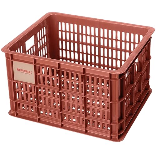 Basil B.V. Unisex – Erwachsene Crate Fahrradkaste, Red, 45.25x35x25cm von Basil B.V.