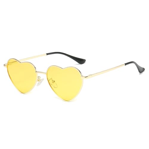 BeNtLi Retro-Sonnenbrille In Liebesform, Personalisierte Street-Hip-Hop-Dekorationsbrille, Urlaubsparty-Strandbrille, Geeignet Für Männer Und Frauen (3) von BeNtLi