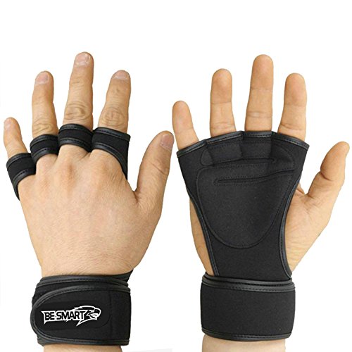 BeSmart Handschuhe Wrist Wrap Workout Hantel Fitness Gewicht Fitness Lifting Grip New, schwarz von BeSmart