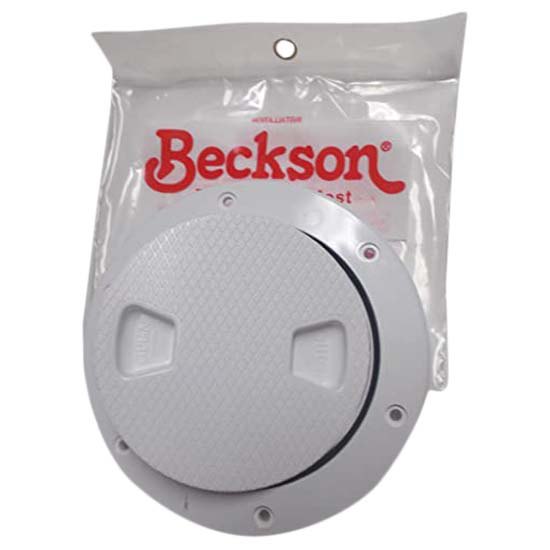 Beckson Marine Screw Out Diamond Deck Plate Weiß 4´´ von Beckson Marine