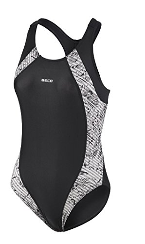 Beco Damen Beco Badedragt Aqua Badeanzug, Silber/Schwarz, 42 EU von Beco Baby Carrier