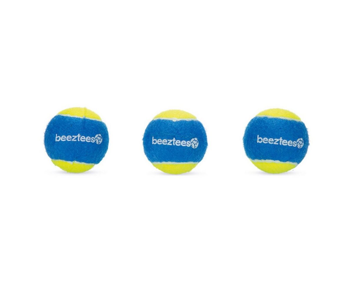Beeztees Spielball Fetch Tennis Ball blau-gelb von Beeztees