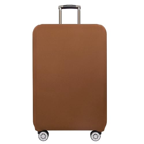 Kofferhülle Elastisch 18-21zoll, Schutzhülle Kofferschutzhülle Suitcase Cover Luggage Cover Gepäckabdeckung (Kaffeefarbe,S) von Bekasa