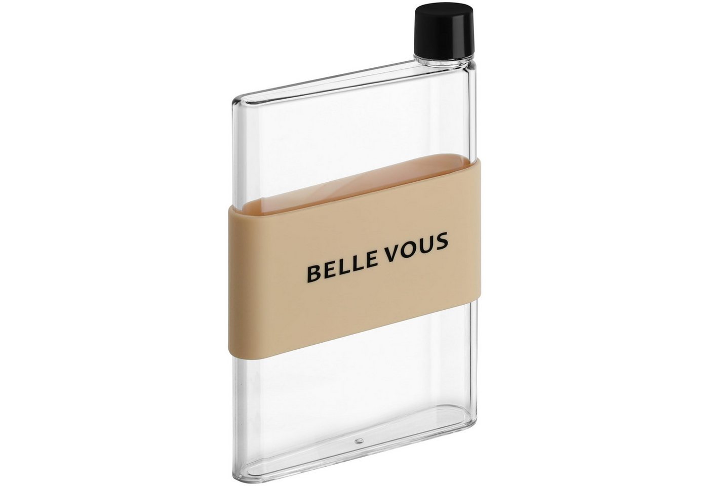 Belle Vous Dekoobjekt BELLE VOUS Tragbare Trinkflasche Flach aus Kunststoff - 480 ml von Belle Vous