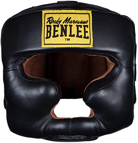 BENLEE Kopfschutz aus Leder Full FACE Protection Black L/XL von BENLEE Rocky Marciano