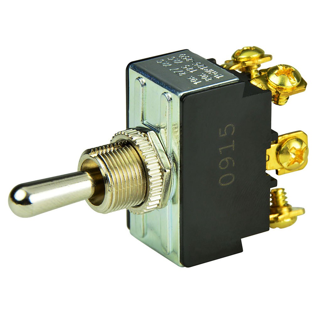 Bep Marine On-off-on Dc 25a 12v 15a 24v 6-32 Screw Terminals Double Pole Toggle Switch Golden von Bep Marine