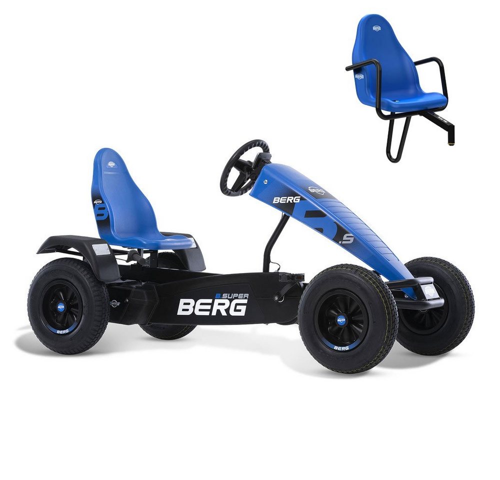 Berg Go-Kart BERG Gokart XXL B. Super Blue E-Motor Hybrid blau E-BFR inkl. Soziussi von Berg