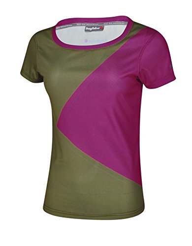 Bergfieber Damen NOTA Multisportshirt, Violett/Olive, L von Bergfieber