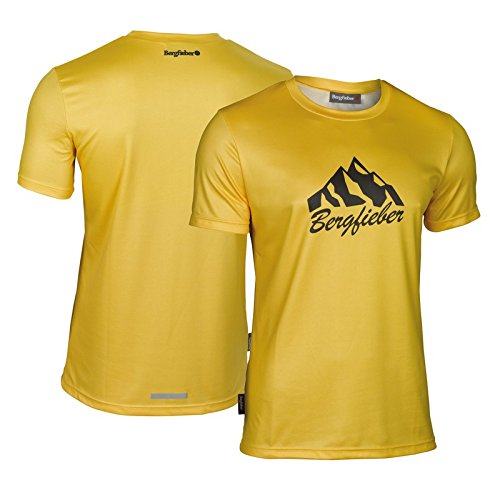 Bergfieber Herren Bernina Multisportshirt, gelb, XXL von Bergfieber