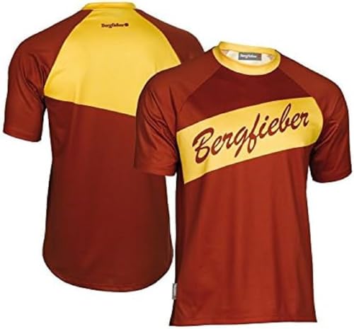 Bergfieber Herren Bordala Multisportshirt, rot, XL von Bergfieber