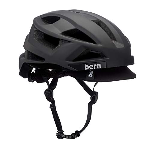 Bern FL-1 Pavé Matte Black Visor-Medium Helm, Schwarz, M von Bern