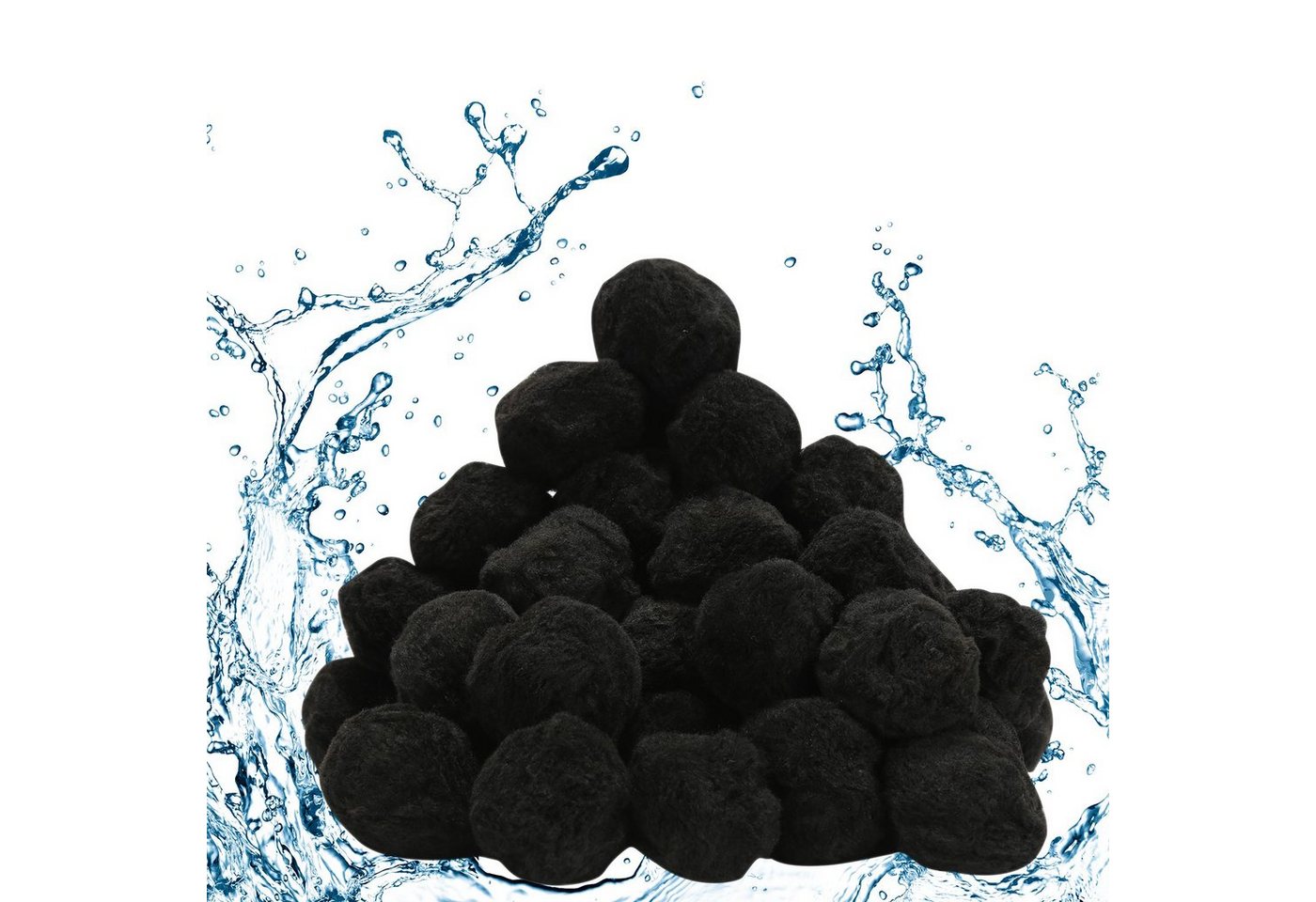 Bettizia Sandfilteranlage Pool Filter Balls für Schwimmbad Filtersand für 25kg Filterballs von Bettizia