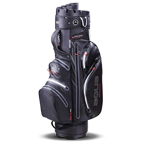 Big Max Aqua Silencio 3 Golf Cartbag 2020-100% wasserdichte Golftasche (Black) von Big Max