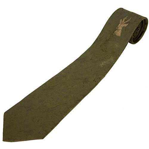 Bisley Single Stag Polyester Tie - Shooting and hunting - Handmade in the UK von Bisley