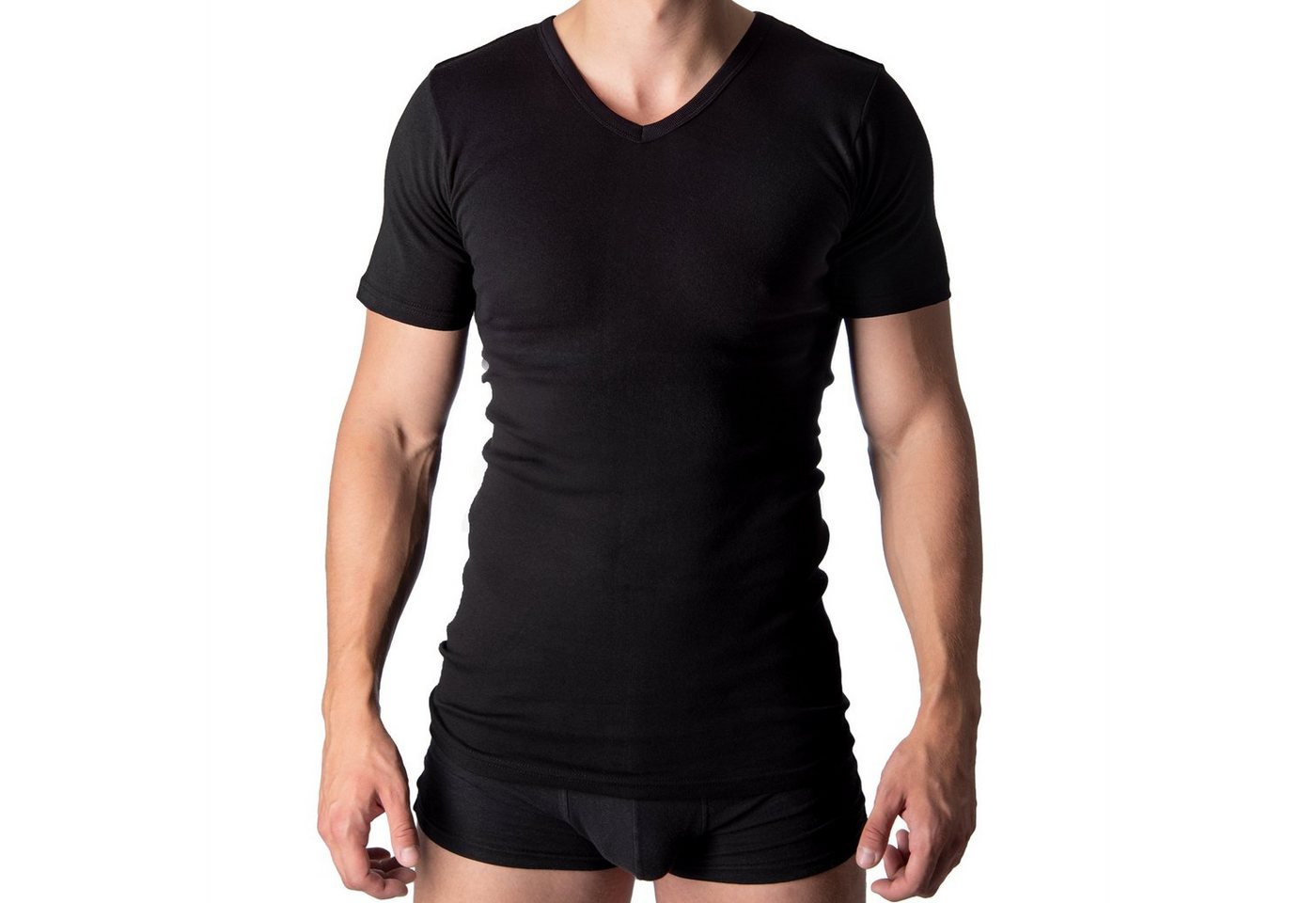 Black Snake Unterhemd classic (2-St) Feinripp Shirt Set ohne Seitennähte von Black Snake