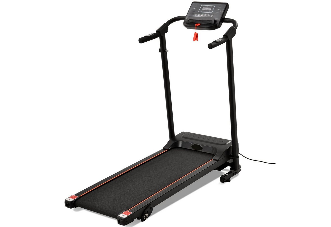 BlingBin Laufband Treadmill mit LED-Anzeige 12 Programme 3Trainingsmodi, klappbar, 3-stufige neigungsverstellung von BlingBin
