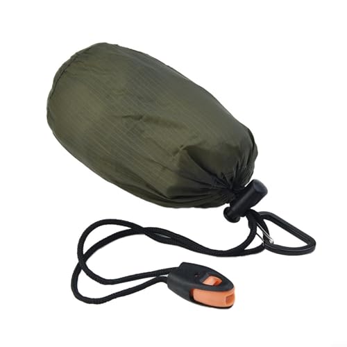 BlissfulAbode Schlafsack für den Außenbereich, wasserdicht und tragbar, ideal für Katastrophensituationen, 11 x 6 cm, langlebig (grau) von BlissfulAbode