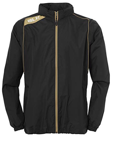 BLK Kinder Rain Jacket Bekleidung Teamsport, Schwarz/Gold, XL von BLK