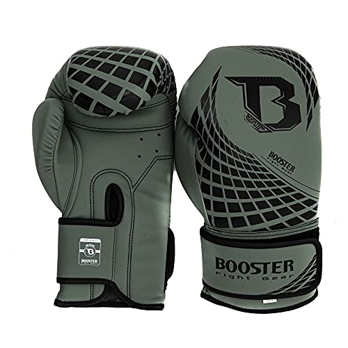 Booster Fightgear Boxhandschuhe Cube Grün - Boxhandschuhe für Boxen Kickboxen Sparring Muay Thai (12oz) von Booster Fightgear