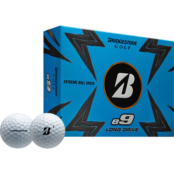 Bridgestone Golfbälle e9 Long Drive - 12er Pack weiß von Bridgestone