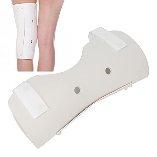 Atmungsaktive Knieorthese, Knie Wegfahrsperre, Leichter Schaumstoff Gerade Beinstütze Knieschiene Zur Linderung von Kniegelenkschmerzen, für Männer und Frauen(Linkes Bein) von Brrnoo