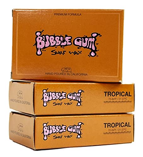 Bubble Gum Brotbrot Wax Surfboard Premium Box Formula Tropic >23 °C von Bubble Gum