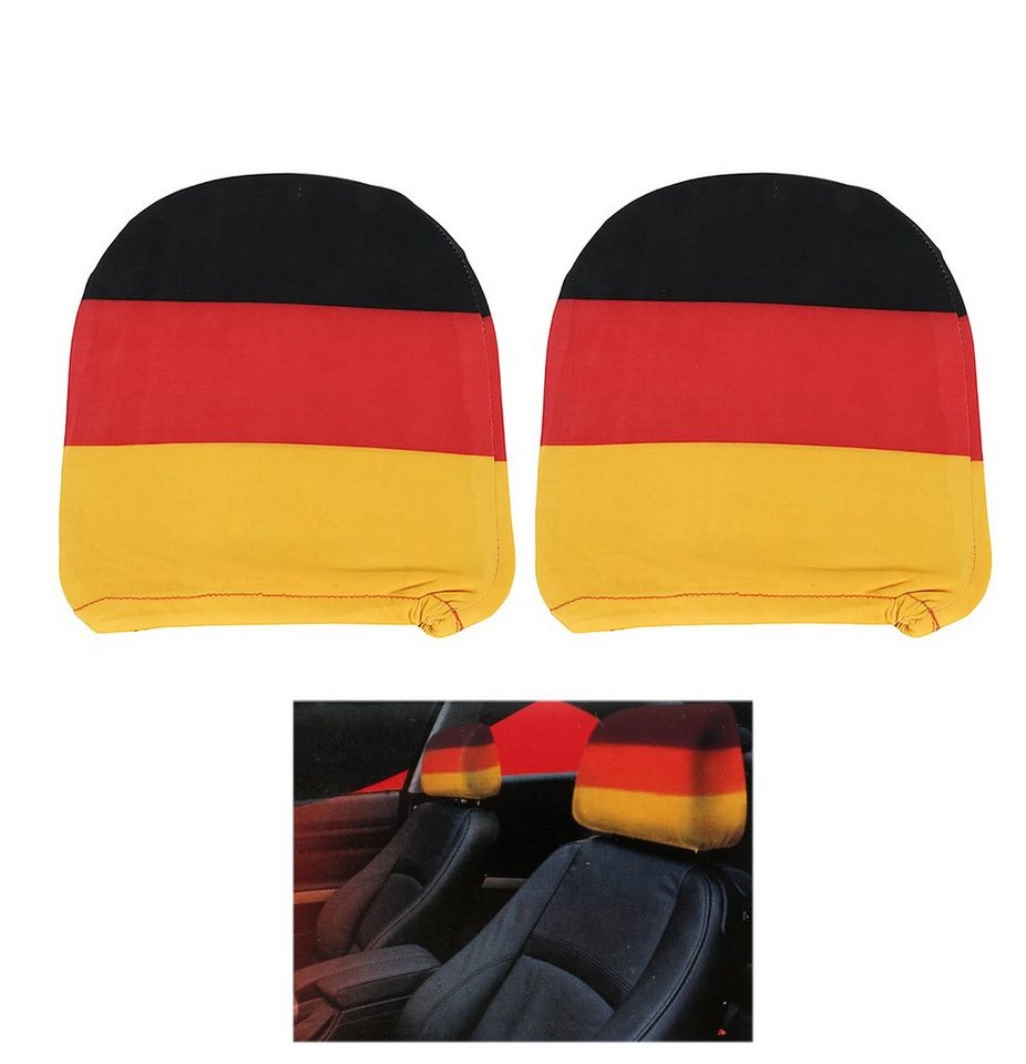 Bubble-Store Fahne Deutschland Flagge, Deutschland Auto Kopfstützenbezug im 2-er Set von Bubble-Store