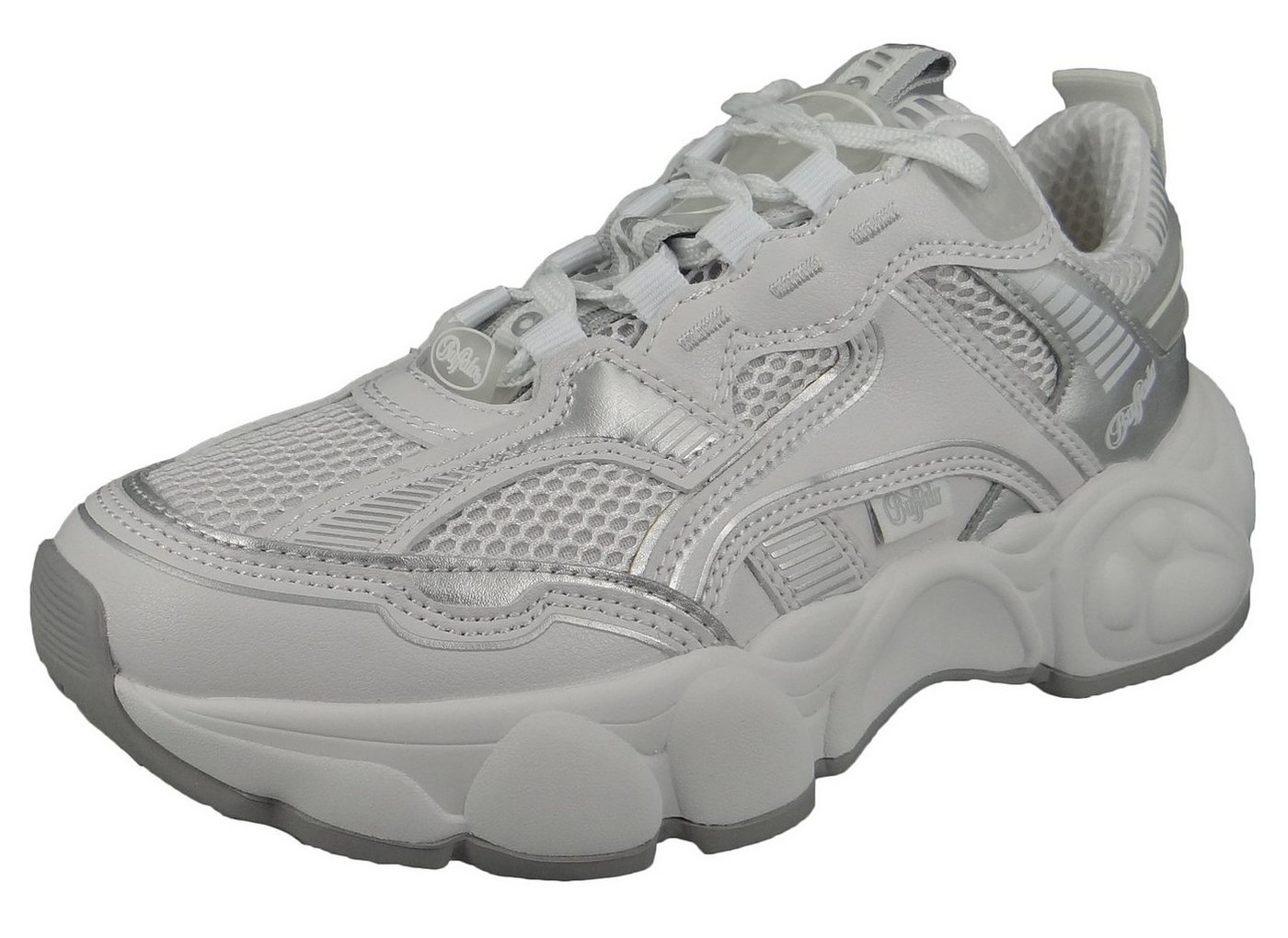 Buffalo 1630649 CLD Run Jog Low Top Vegan White/Silver Sneaker von Buffalo
