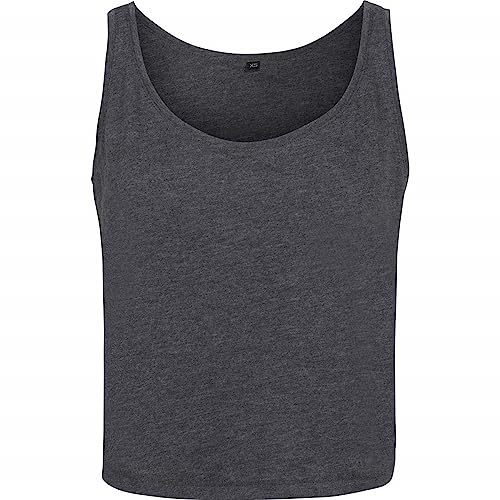 Build Your Brand Damen BY051-Ladies Oversized Tanktop T-Shirt, Charcoal, S von Build Your Brand