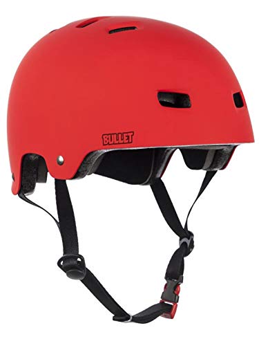 Bullet bulhe005 – -Helm, Unisex – Erwachsene, Deluxe T35, Rot (matt rot) von Bullet