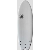 Buster 4'10 Space Twin Puffin Riversurfboard grau von Buster