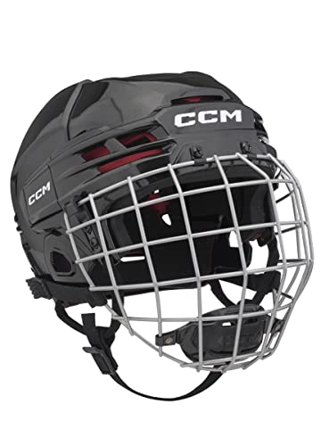 CCM Tacks 70 Helm Combo Senior, Größe:L, Farbe:Schwarz von CCM