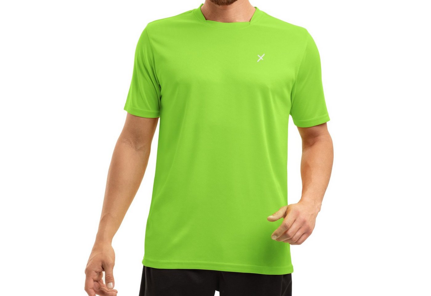 CFLEX Trainingsshirt Herren Sport Shirt Fitness T-Shirt piqué Sportswear Collection von CFLEX