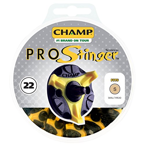 CHAMP Golf Equipment PRO Stinger - Standard Thread, Black/Yellow von Longridge