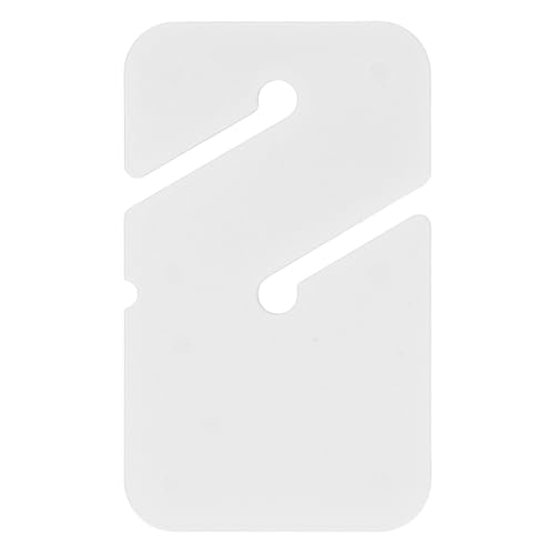 CHEOTIME Tauchlinienmarkierung, Rechteckiges ABS-Material, Verschleißfest, Gut Sichtbar, Tauchmarkierung, Kompakter Höhlentauchlinienmarkierung Für Tauchausrüstung(Weiß) von CHEOTIME