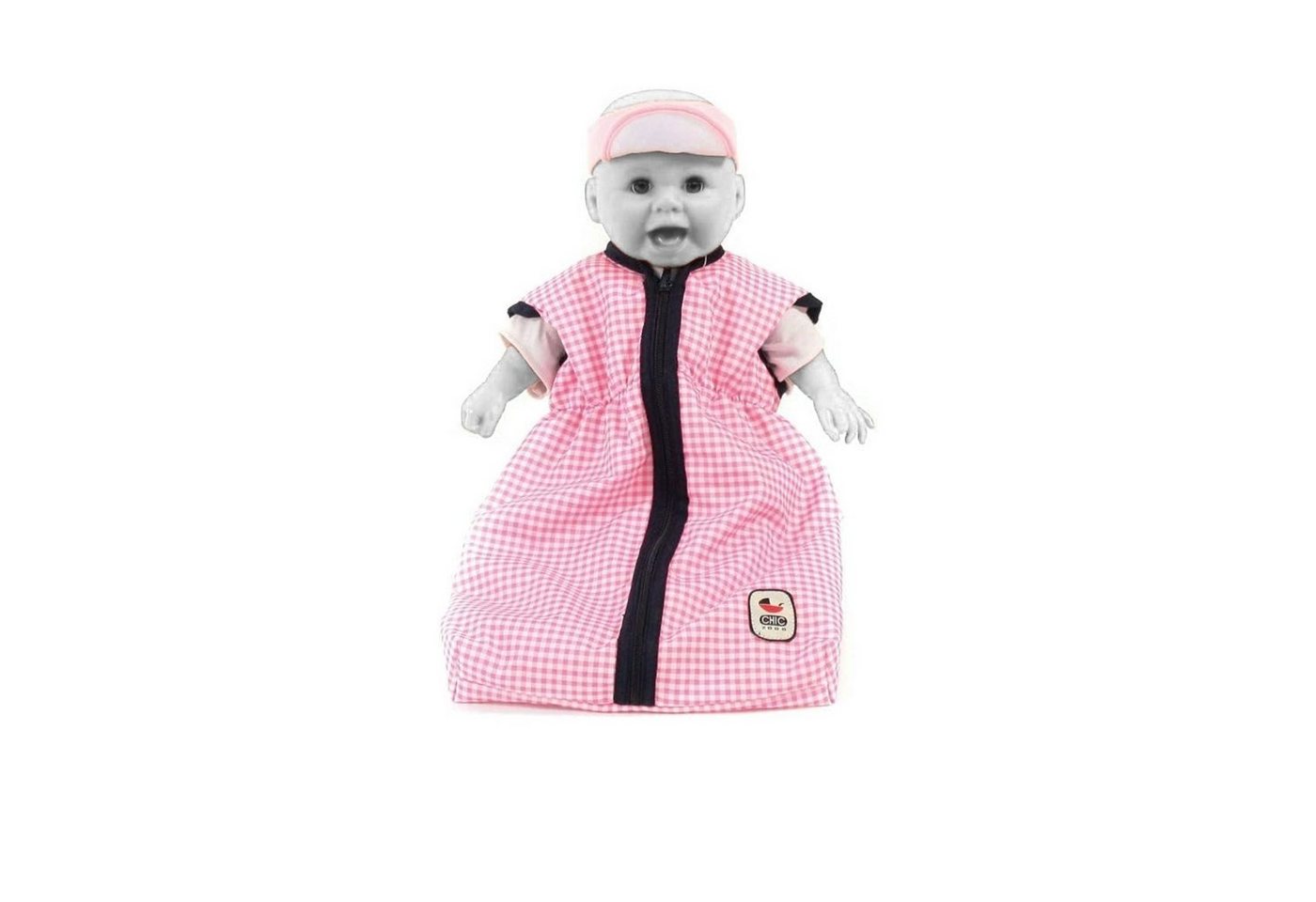 CHIC2000 Puppenkleidung 792 46 Puppen-Schlafsack, Pink Checker von CHIC2000