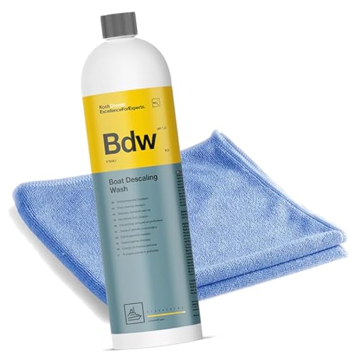 ChimpTools - Koch Chemie BDW Boat Descaling Wash Boot Shampoo 1L, Bootsreiniger Schiffsreiniger, Yachtenschampoo, GFK Reiniger - Säurebasiertes Bootsshampoo 1L + GRATIS Mikrofasertuch ChimpTools - Koch Chemie BDW Boat Descaling Wash Boot Shampoo 1L, Bootsreiniger Schiffsreiniger, Yachtenschampoo, GFK Reiniger - Säurebasiertes Bootsshampoo 1L + GRATIS Mikrofasertuch von CHIMP TOOLS PREMIUM CAR CARE PRODUCTS