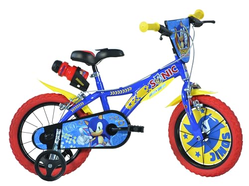 14 Zoll Kinderfahrrad Sonic Kinderrad Fahrrad Spielrad Original Lizenz von Dino Bikes