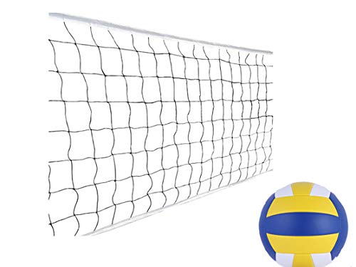 CMLLING Volleyballnetz, Beachvolleyballnetz, tragbares Volleyballnetz für den Hinterhofhof im Freien. von CMLLING