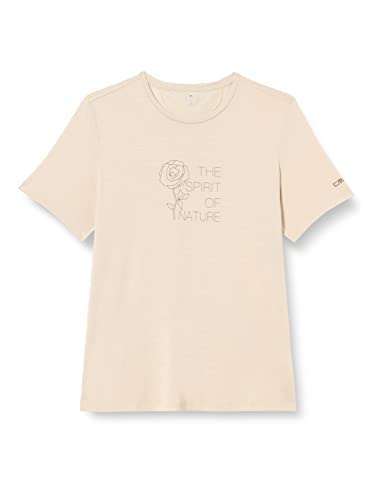 CMP – F.lli Campagnolo Damen T-Shirt aus 50% Jersey Merinowolle, Arena, D44, 39T8336 von CMP