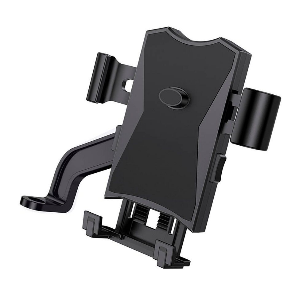 COFI 1453 Handy-Halterung Lenker Fahrrad Roller Halter 360 Grad Drehung schwarz Smartphone-Halterung von COFI 1453
