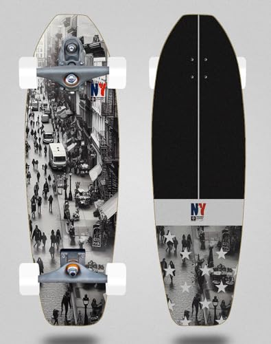 Cromic Surfskate Complete with Surfskate T12 - NY Little 31,5 Flame von COUNTRY BASQUE INGURUASAKARI INDUSTRY