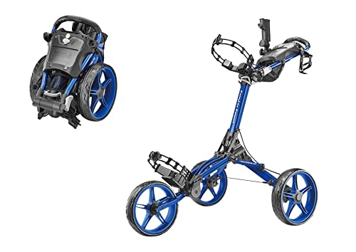 Caddytek Unisex-Erwachsene CaddyLite Compact, Blau Golf Push Pull Cart/Trolley von CaddyTek