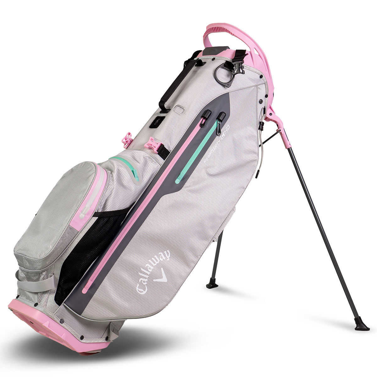 Callaway Womens Golf Fairway C HD Golf Stand Bag, Female, Grey/pink, One Size | American Golf von Callaway Golf