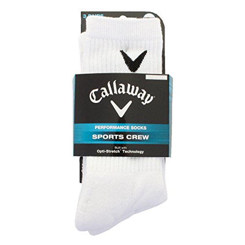 Callaway Golf Callaway Golf Herren Sport Crew-Socken 3 Paar von Callaway Golf