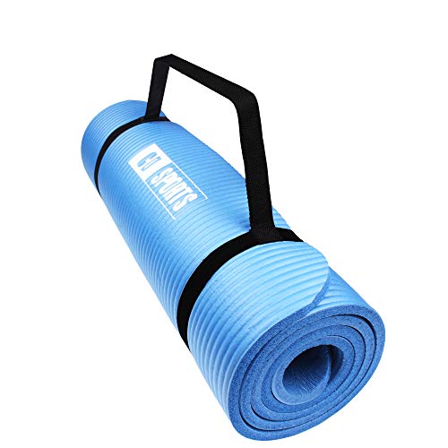 Calma Dragon 85611 NBR Yoga-Matte, Dicke, Anti-Rutsch-Matte, Ideal für Pilates, Übungen, Fitness, Gymnastik, Stretching (Blau, 183 x 60 x 1 cm) von Calma Dragon