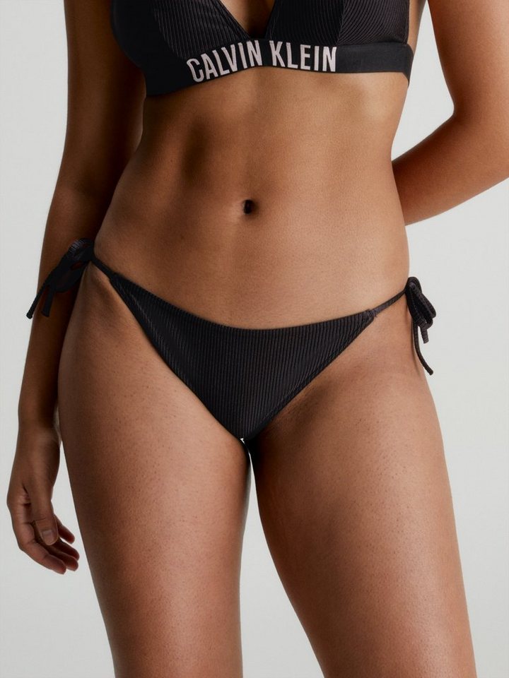 Calvin Klein Swimwear Bikini-Hose STRING SIDE TIE mit Markenlabel von Calvin Klein Swimwear