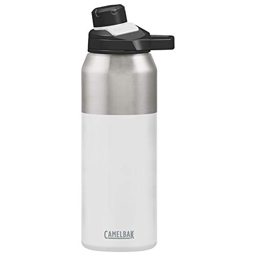 Camelbak Trinkflasche CHUTE Mag Vakuum Edelstahl isoliertechnologie Wasser Flasche, weiß (White), 32oz von CAMELBAK