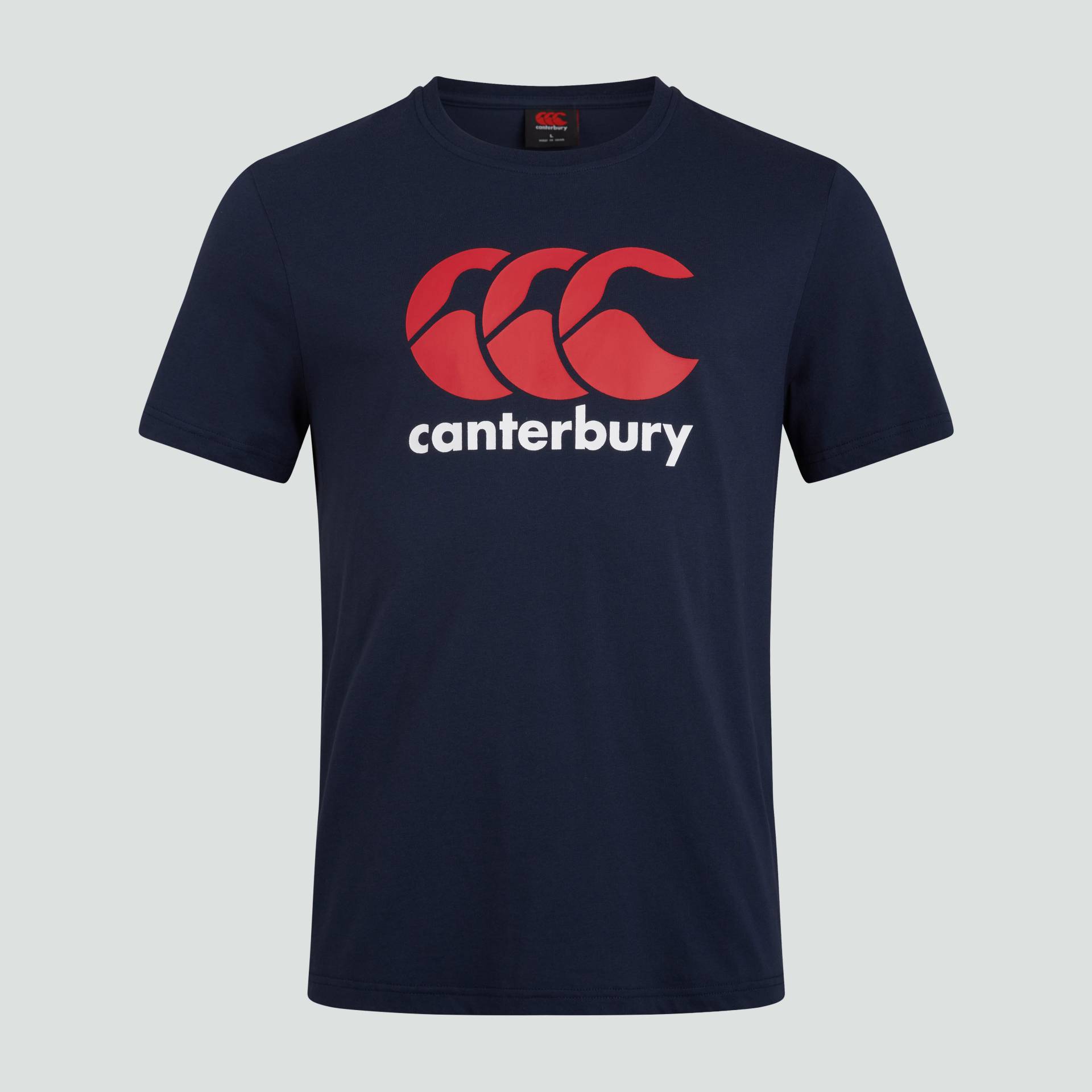 Damen/Herren Rugby T-Shirt kurzarm - CCC Logo marineblau von Canterbury