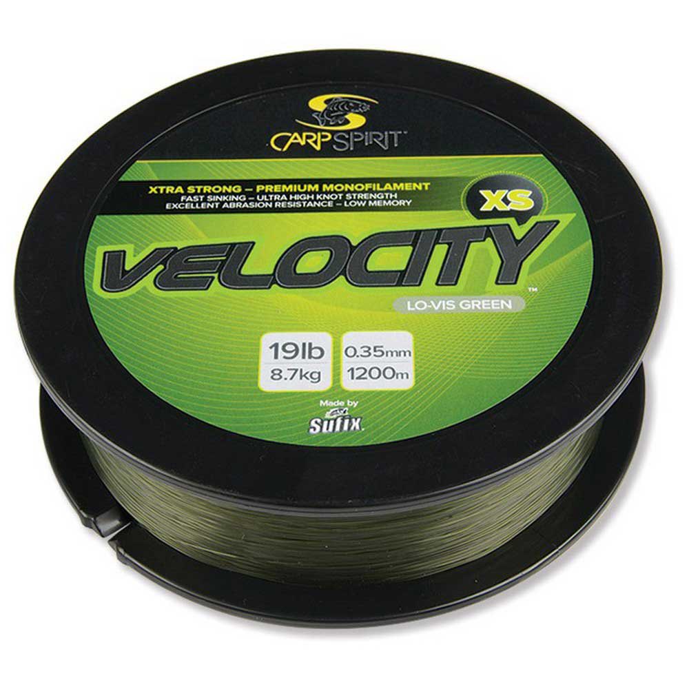 Carp Spirit Velocity Xs Carpfishing Line 1200 M Grün 0.270 mm von Carp Spirit